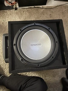 12in Kenwood subwoofer paired with JBL GTX 500 amp - Picture 1 of 3
