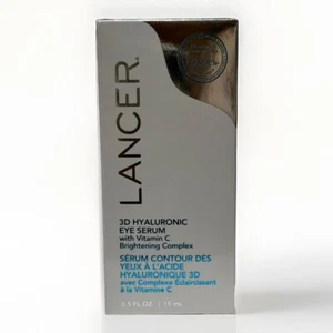Lancer 3D Hyaluronic Eye Serum with Vitamin C Brightening Complex 0.5oz NEW - Picture 1 of 3