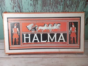 Vintage Halma Board Game H.P. Gibson & Sons 1950`s Complete With Instructions . - Picture 1 of 24
