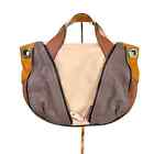 Oryany Women's Colorblock Genuine Leather Tassel Convertible Crossbody Handbag