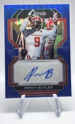 PERCY BUTLER - 2023 PANINI PRIZM DRAFT PICKS AUTO BLUE PRIZM RC SP /149 #RA-PBU - Image 1 of 2