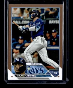 2023 Topps Series 2 #621 Isaac Paredes oro/2023 - Foto 1 di 2