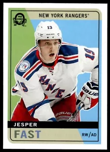 2017-18 O-Pee-Chee Retro Jesper Fast New York Rangers #472 R37 - Picture 1 of 2