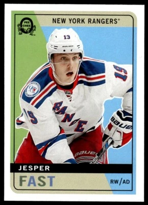 2017-18 O-Pee-Chee Retro Jesper Fast New York Rangers #472 R37 - Image 1 of 2