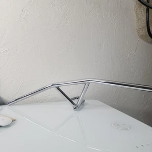 NICE Vintage Chrome Bullmoose Bars MTB Handlebar 1984 Specialized Japan 22.2 - Picture 1 of 6