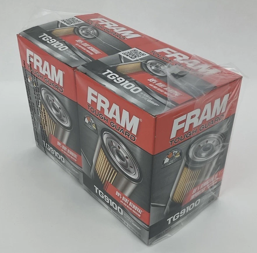 Paquete de 2 - Filtro de aceite protector resistente Fram TG9100 para: Chevrolet GMC Savana 3500 6,6 L Foto 1 de 4