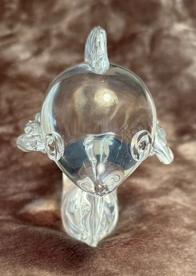Escultura de delfín saltando Steuben de colección cristal firmado Foto 1 de 4