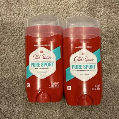 2 desodorantes Old Spice Pure Sport de alta resistencia sin aluminio 3,0 OZ *ENVÍO GRATUITO Foto 1 de 2