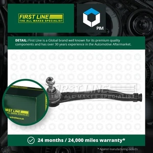 Tie / Track Rod End fits NISSAN PULSAR C13 1.5D Left 2014 on K9K Joint Firstline - Picture 1 of 2
