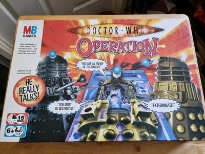 Doctor Dr Who Operation Board Game MB Games - Spares Or Repairs - Image 1 of 4