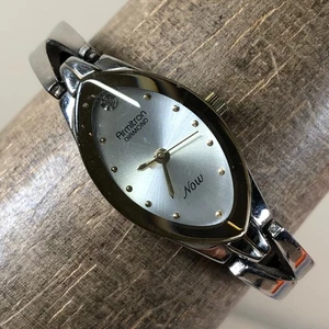 Armitron Women 75/3023G Diamond Accent Silver Tone Quartz 18mm Watch 5 3/4" - Picture 1 of 13