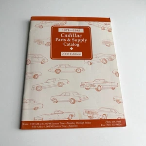 1971-1985 Cadillac Parts & Supply Catalog 2000 Edition + CAD Company 8.2 L Cat- - Picture 1 of 11