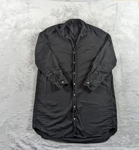 Frank & Eileen Mary klassisches Langarm Shirtkleid berühmt schwarz Medium LESEN - Bild 1 von 18