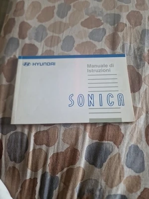 LIBRETTO USO E MANUTENZIONE Hyundai Sonica (Stampato Settembre 1998) - Immagine 1 di 2