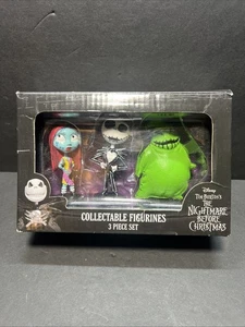 Juego de 3 figuras Pesadilla antes de Navidad Jack Skellington Sally Oogie Disney 3" - Imagen 1 de 6
