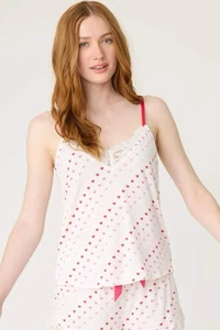 PJ Salvage Ivory Day Dreams Heart Pajama Set RRDDC/RRDDP - Picture 1 of 13