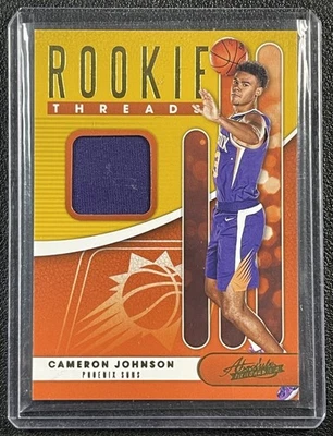 CAMERON JOHNSON 2019-20 ABSOLUTE MEMORABILIA ROOKIE THREADS JERSEY LEVEL 1 - Image 1 of 2