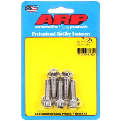 ARP 12pt Bolts M8 x 1.25 x 25 Stainless Steel 5/pkg - Imagem 1 de 4
