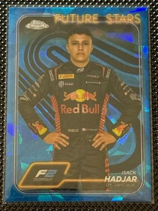 2024 Topps Chrome Sapphire Formula 1 F1 Isack Hadjar #41 Portrait - Picture 1 of 2