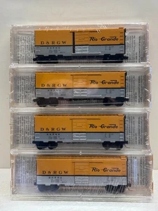 N Scale Micro Trains MTL Special Run 02-79 Denver & Rio Grande Western 4-Pack - Picture 1 of 3