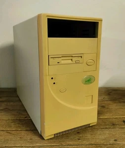 Vintage Computer AT Case AT X Motherboard 386/486 - NETZTEIL OK✅200W - Bild 1 von 7