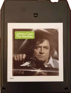 JOHNNY CASH The Rambler 8Track Tape 1977 -  *60 YEAR OLD VINTAGE ANTIQUE ITEM * - Bild 1 von 4