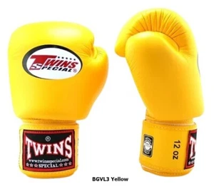 Twins Special Boxing Gloves Leather MMA Muay Thai train Made TH BGVL3 Sz 8-16oz - Picture 1 of 10