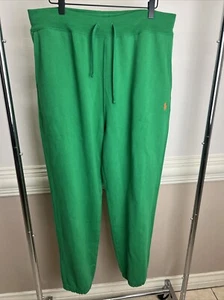 Polo Ralph Lauren The Big Fit Fleece Jogginghose Sweatpants Herren Größe L Grün - Bild 1 von 5