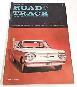 Revista Road And Track 1959 noviembre GM Corvair Gran Premio de Alemania - Imagen 1 de 4