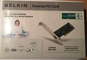 Belkin Desktop PCI 10/100 E Card - Picture 1 of 2