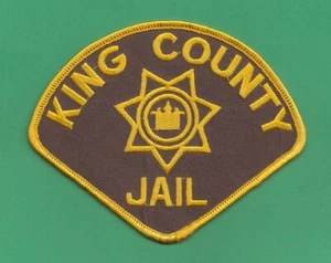 P17 OLD JAIL KING COUNTY WA SHERIFF STATE TROOPER HIGHWAY SWAT POLICE PATCH - Picture 1 of 1