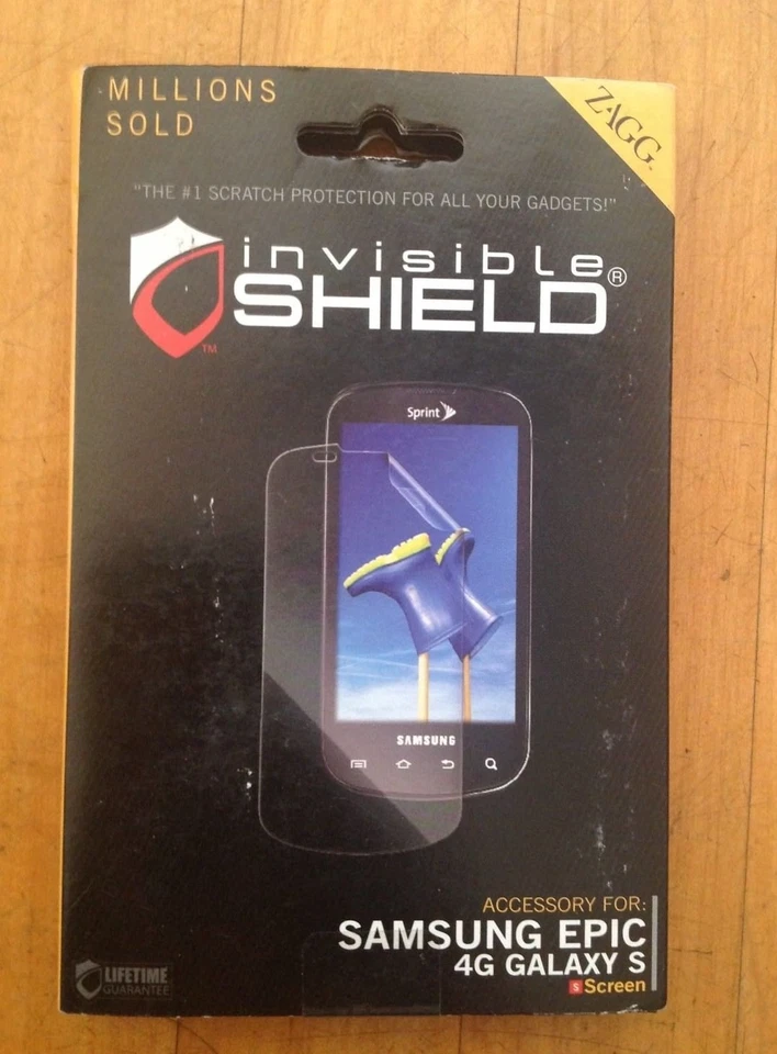 ZAGG Invisible Shield/ Screen Protector for Samsung Epic 4G Galaxy S Screen - Image 1 of 4