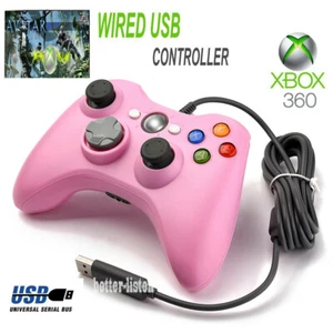 XBOX 360 Controller USB Wired Game Pad For Microsoft Xbox 360 Windows PC MAC - Picture 1 of 29