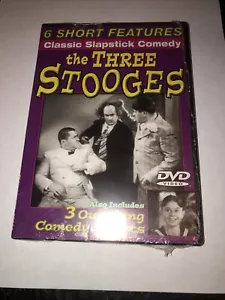 NEW Three Stooges 6 Short Features Classic Slapstick Comedy 3 Our Comedy Shorts - Picture 1 of 2