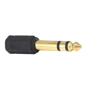 Premium 3.5mm TRS Female to 1/4 in. TRS Male Headphone Adaptor - Each - Picture 1 of 1