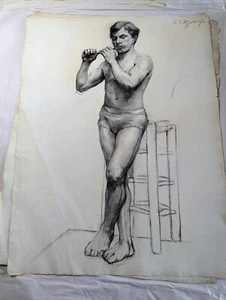 E. L. Wynkoop 1890er 1. Frau aus USA an der Pariser Kunstakademie zugelassen - Bild 1 von 3