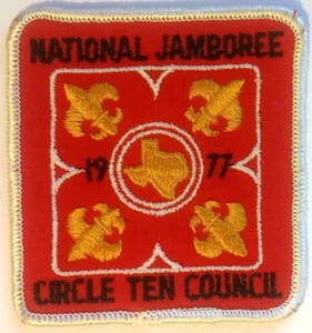 BSA 1977 NATIONAL JAMBOREE CIRCLE TEN COUNCIL - Picture 1 of 1