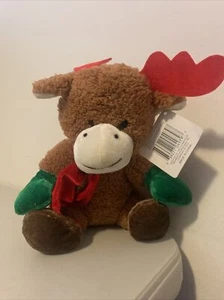 Christmas Bear Plush Stuffed Animal 9" Toy Decoration With Tags - Picture 1 of 7
