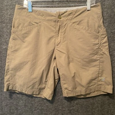 Pantalones Cortos Mountain Hard Wear Para Mujer 10 Beige Senderismo Aire Libre Activo Ligero Foto 1 de 4