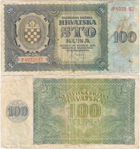 100 Kuna Kroatien 26. Mai 1941 - Bild 1 von 1
