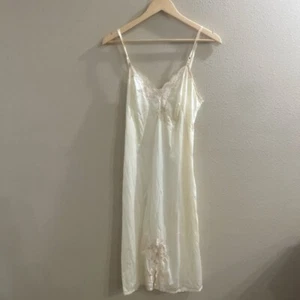 Vintage Sears Women small Lace Lingerie Night gown slip dress - Picture 1 of 6