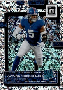 2022 Donruss Optic #245 Kayvon Thibodeaux Silver Circles #/125 New York Giants - Picture 1 of 2