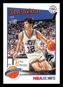 John Stockton #292 2019-20 Hoops Utah Jazz - Picture 1 of 2
