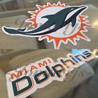 Miami Dolphins Sticker Decal Vinyl Sign Nfl Football #FinsUp *Sz: 4"-25"*