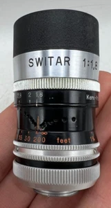 Kern Paillard AR Switar 36mm F1.8 D Mount Cine / Pentax Q Adaptation - Picture 1 of 11