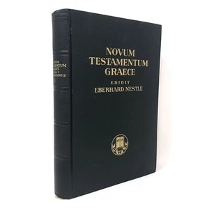 1953 Novum Testamentum Graece - Edidit Eberhard Nestle ~ German - Picture 1 of 10