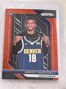 2018-19 Prizm Jarred Vanderbilt Red Choice Prizm #/88 Rookie 