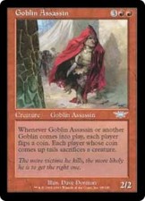 WOTC MtG Legions Goblin Assassin (U) (Foil) EX