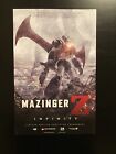 Mazinger Z Infinity  movie poster 11" x 17 double sided 2018 Quality Seller