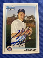 2010 Bowman Eric Niesen #BP32 RC Auto Signed Autograph Mets 